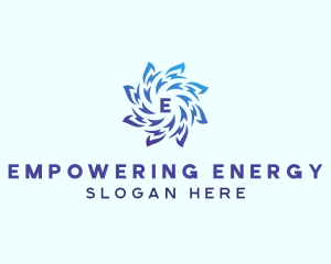 Spiral Power Energy logo design