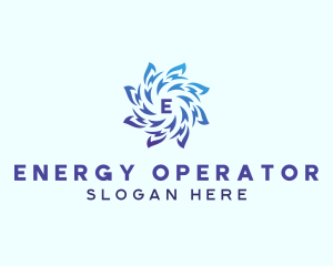 Spiral Power Energy logo design