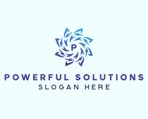 Spiral Power Energy logo design