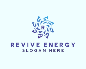 Spiral Power Energy logo design