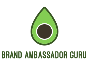 Green Avocado Sliced logo design