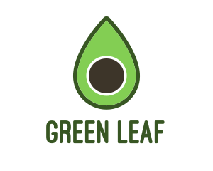 Green Avocado Sliced logo