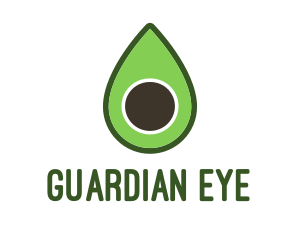 Green Avocado Sliced logo design