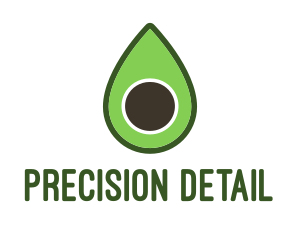 Green Avocado Sliced logo design