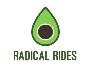 Green Avocado Sliced logo design