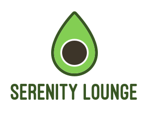 Green Avocado Sliced logo design