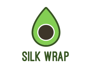 Green Avocado Sliced logo design