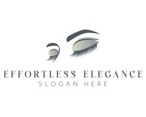 Beauty Cosmetics Eyelashes logo design