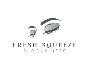 Beauty Cosmetics Eyelashes logo design