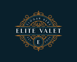 Crest Ornamental Luxury logo design