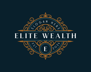 Crest Ornamental Luxury logo design