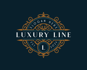 Crest Ornamental Luxury logo design