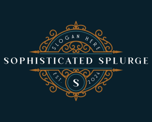 Crest Ornamental Luxury logo design