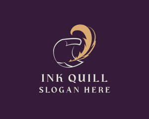 Feather Quill Document logo design