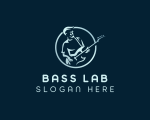 Music Band Guitarist logo design