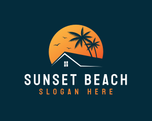 Beach House Roofing logo design