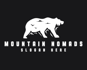 Mountain Bear Travel logo design