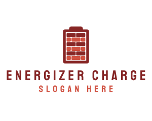 Charging Brick Wall logo design