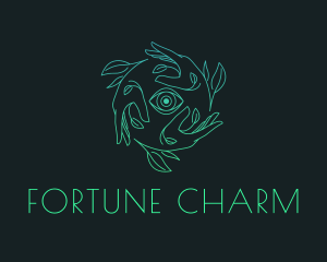 Fortune Teller Hands  logo design