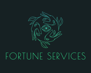 Fortune Teller Hands  logo