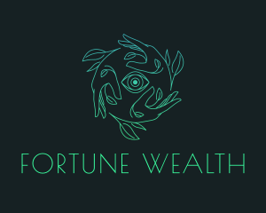 Fortune Teller Hands  logo design