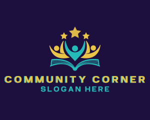 Literature Book Community logo design