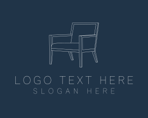 Monoline Geometric Chair logo