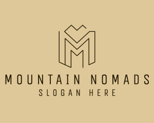 Mountaineer Nature Peak logo design