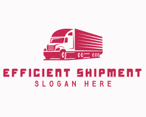 Cargo Shipment Trucking  logo design