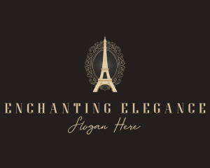 Elegant Paris Architecture logo design