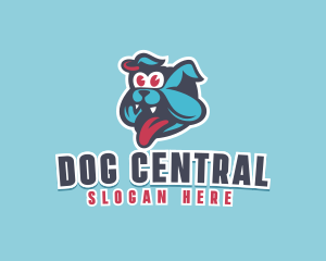 Happy Bulldog Pet logo design