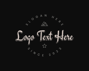 Minimalist Hipster Business logo