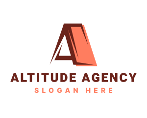 Creative Agency Media Letter A logo