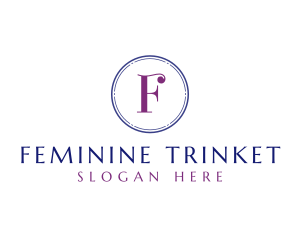 Feminine Beauty Salon Cosmetics logo design