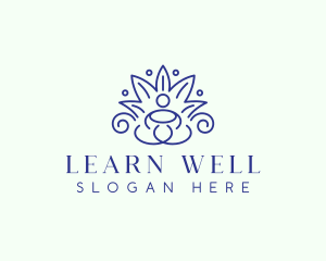 Yoga Spa Wellness logo design