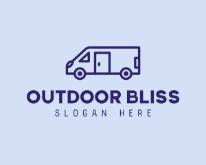 Travel Trailer Van  logo design