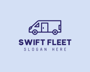 Travel Trailer Van  logo design