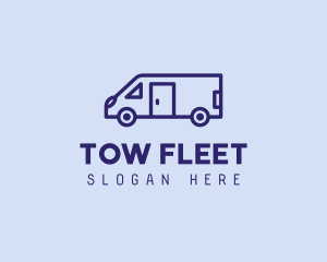 Travel Trailer Van  logo design