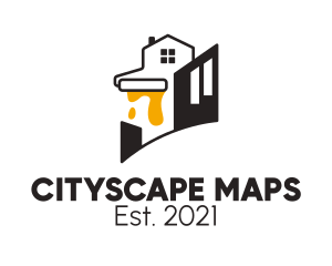 Cityscape Painting Maintenance  logo design