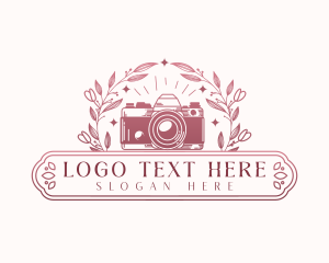 Floral Photography Camera logo