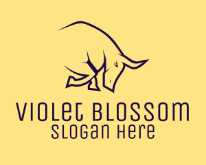 Violet Bull Horn logo
