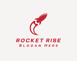 Red Rocket Ticket logo design