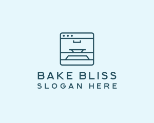 Minimalist Oven Baker logo design