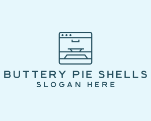 Minimalist Oven Baker logo design