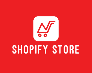 Shopping Mobile App logo design