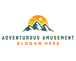 Mountain Adventure Traveler logo design