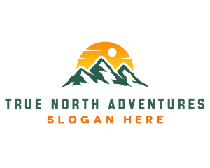 Mountain Adventure Traveler logo design