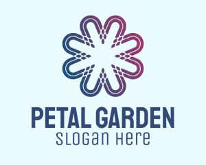 Gradient Flower Pattern  logo design