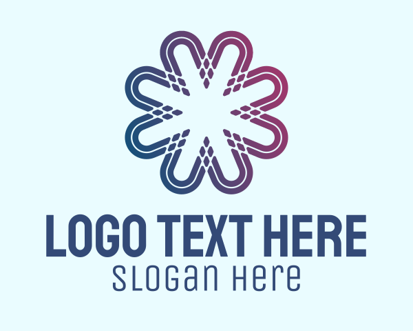 Gradient Flower Pattern  logo