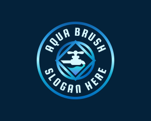 Pure Liquid Faucet logo design